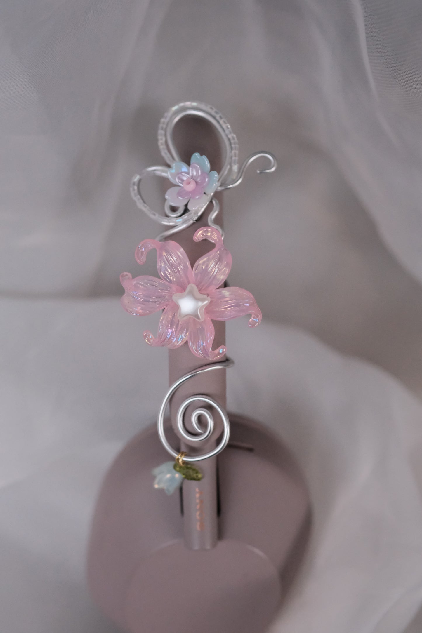 Butterfly Headphone Wrap 🦋 Handmade Headphone Accessory | Coquette Headset Charm | Fairycore Tech Decor