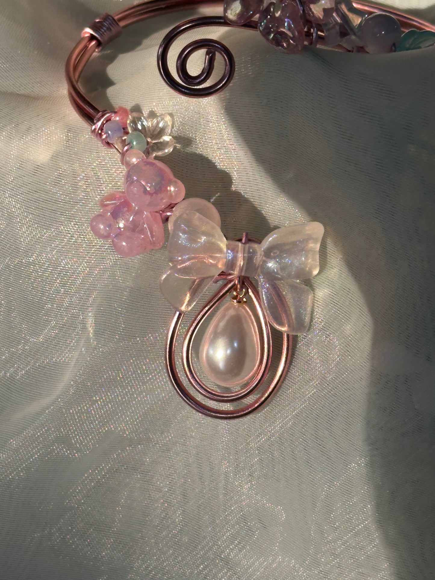 Aurora Arm Cuff ✨ Celestial Couture Jewelry Ethereal Statement Piece Handmade Jewelry
